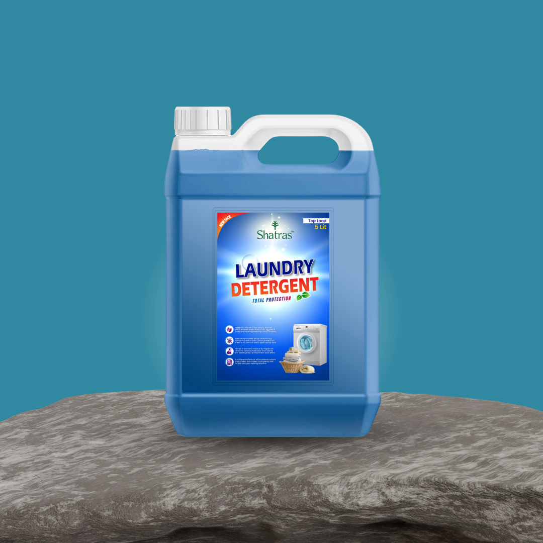 Shatras Premium Laundry Detergent Freshness in Every Wash (Blue) 5L