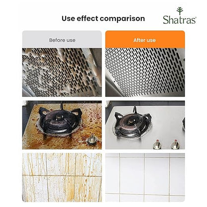 Shatras Dishwash Liquid Gel Orange Can Jar, Kitchen Utensils Cleaner Removes Grease & Oil-Orange Dishwashing Liquid Gel
