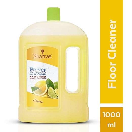 Shatras Lemon Power & Fresh Floor Cleaner 1L(Yellow)