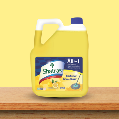 Shatras All-in-1 Floor Cleaner – Safe, Powerful & Refreshingly Clean (Yellow)