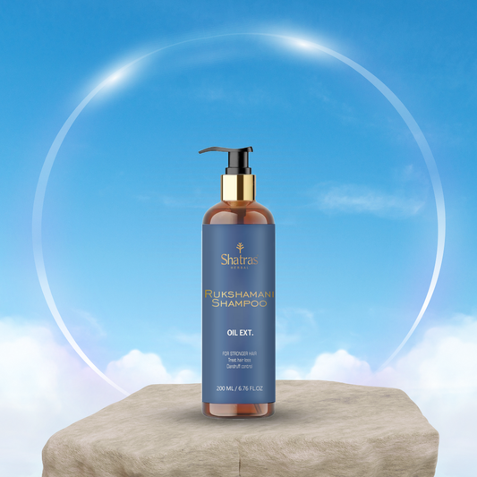 Shatras Rukshamani Herbal Shampoo – Oil Control Formula for Oily Scalp & Stronger Hair