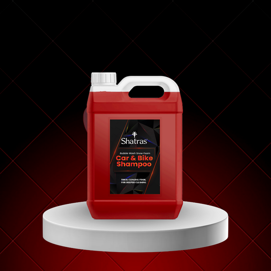 Shatras 5 Ltr Car Wash Shampoo Concentrate - pH Neutral (Red)