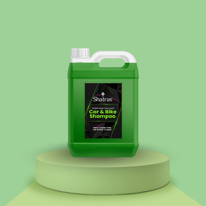 Shatras 5 Ltr Car Wash Shampoo Concentrate - pH Neutral (Green)