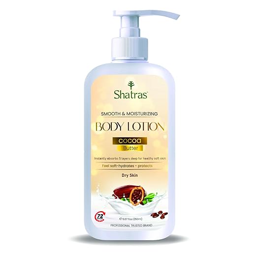 Shatras Rich Intense Cocoa Butter Body Lotion for Face & Body