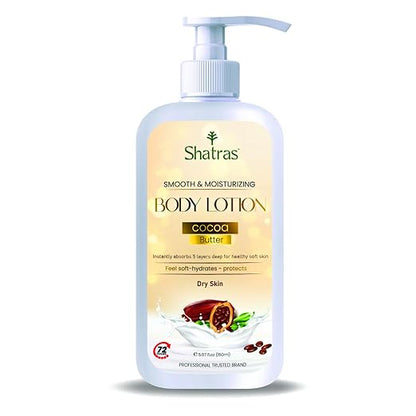 Shatras Rich Intense Cocoa Butter Body Lotion for Face & Body