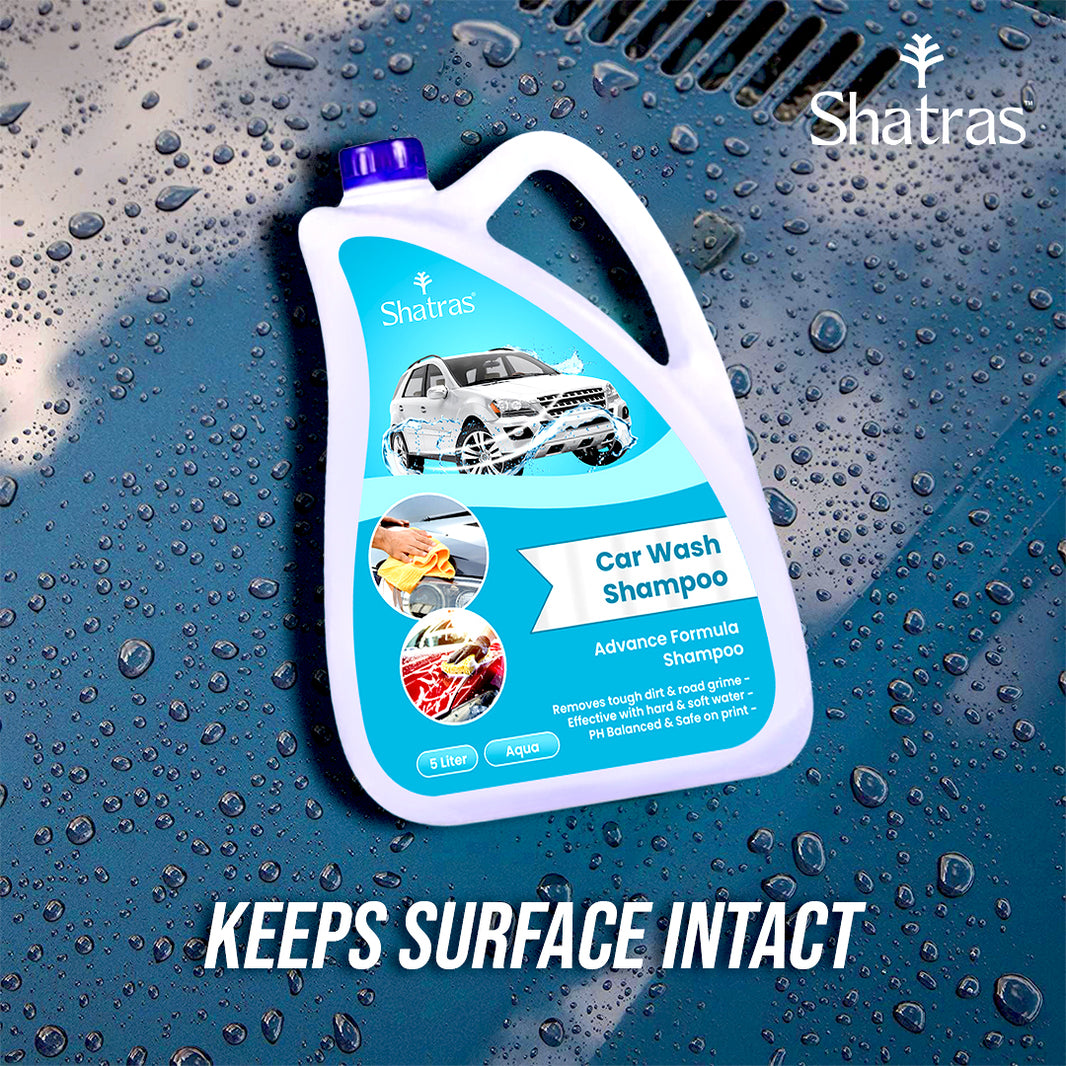 Super Foam Car Wash Shampoo – Thick Snow Foam for a Sparkling Clean Blue