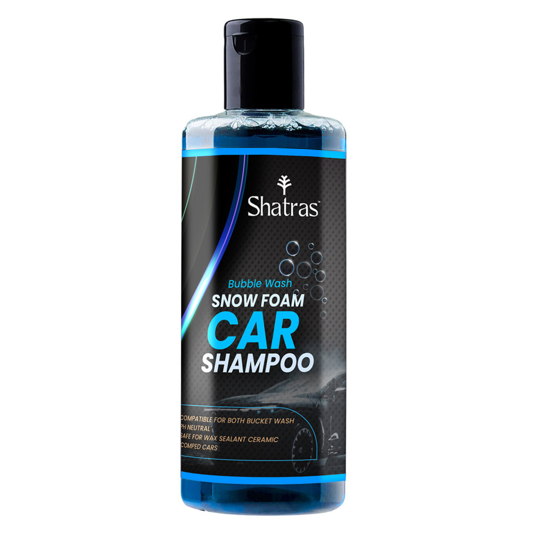 Shatras Snow Foam Car Shampoo – 300 ml Deep Clean with Rich Foam (Blue)