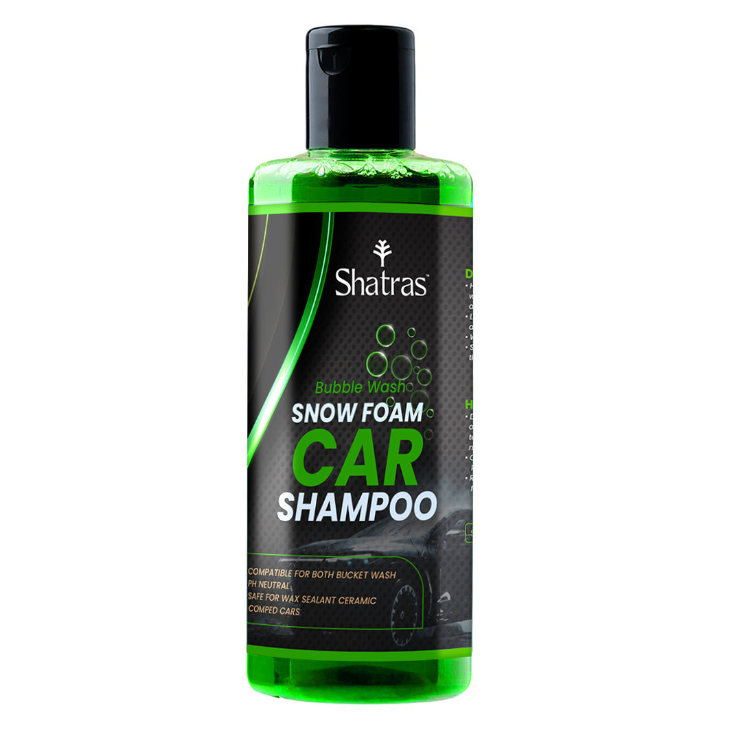 Shatras Snow Foam Car Shampoo – 300 ml Deep Clean with Rich Foam (Green)