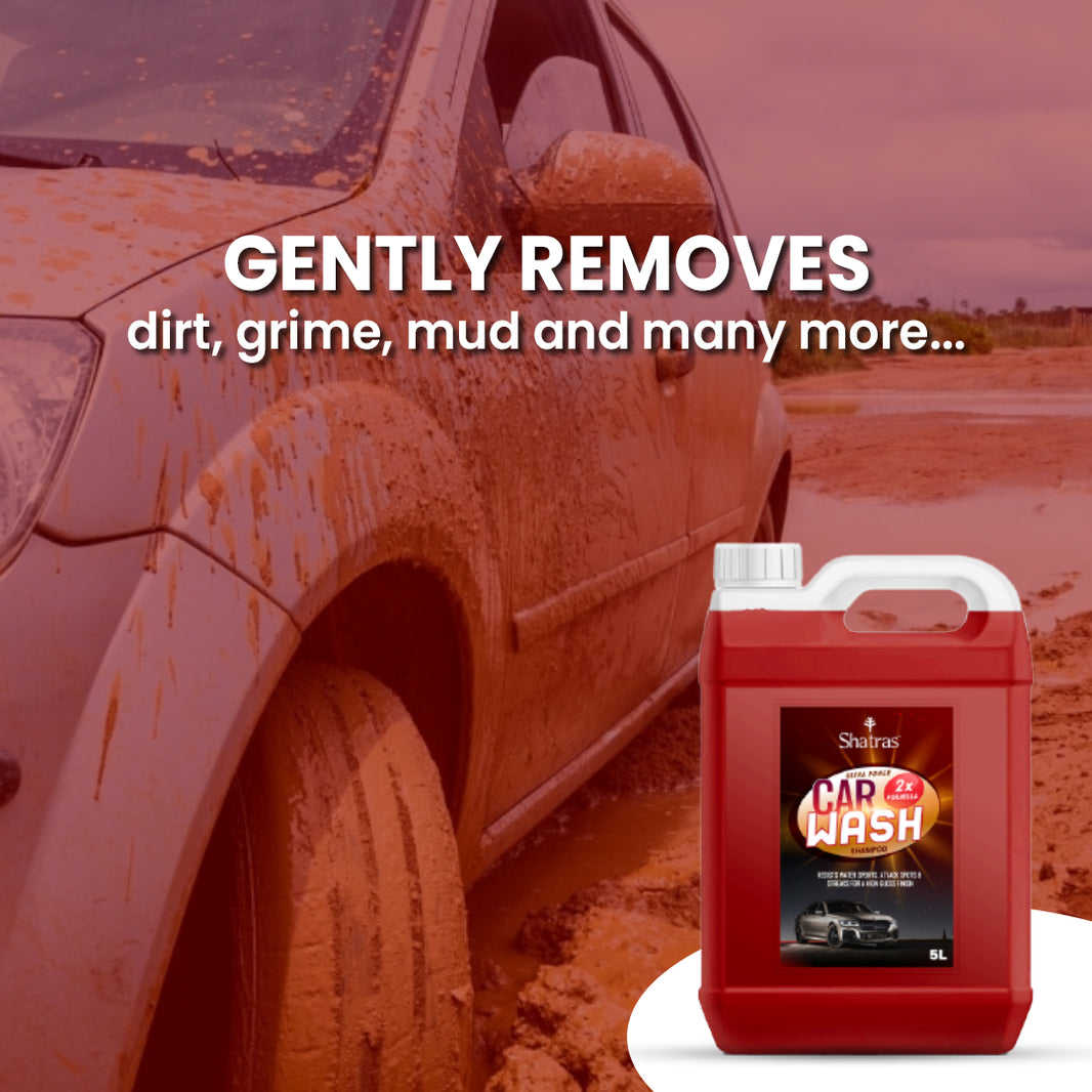 Shatras Ultra Power Car Wash 2X Cleaning Formula (Red)