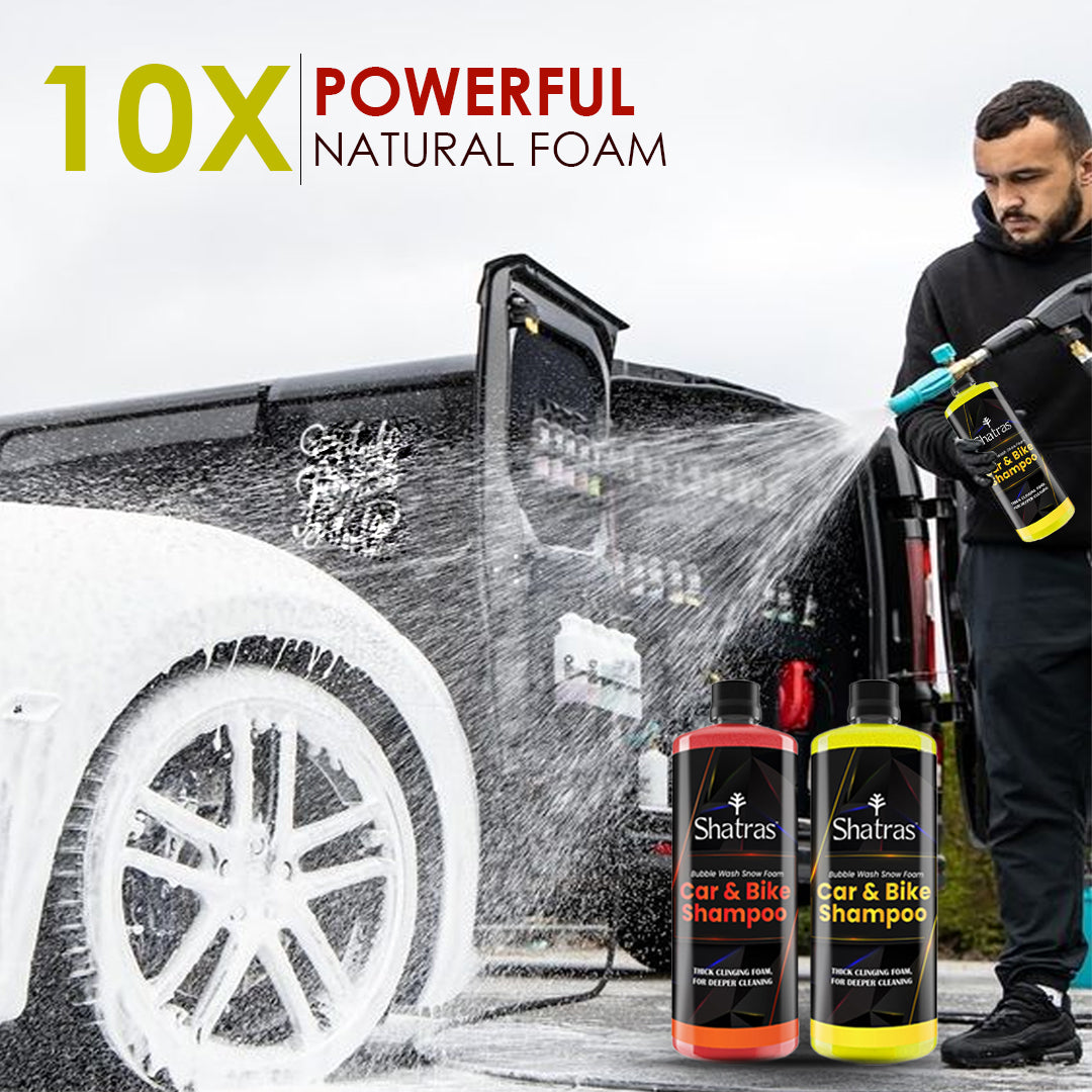 Eco-friendly car wash shampoo