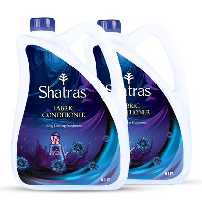 SHATRAS Combo Pack Of Lavender Royal Perfume Fabric Conditioner 2 X 5Liter