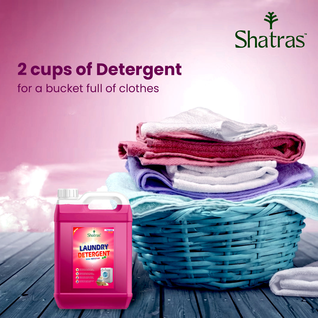 Shatras Premium Laundry Detergent Freshness in Every Wash (Pink)