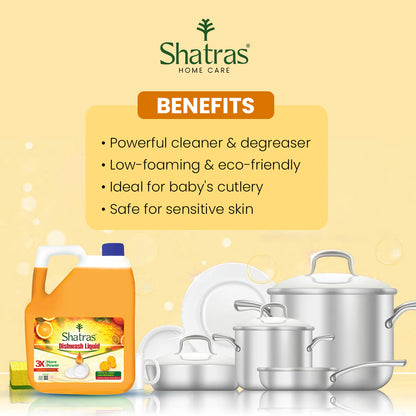 Natural dish wash liquid for sensitive skin