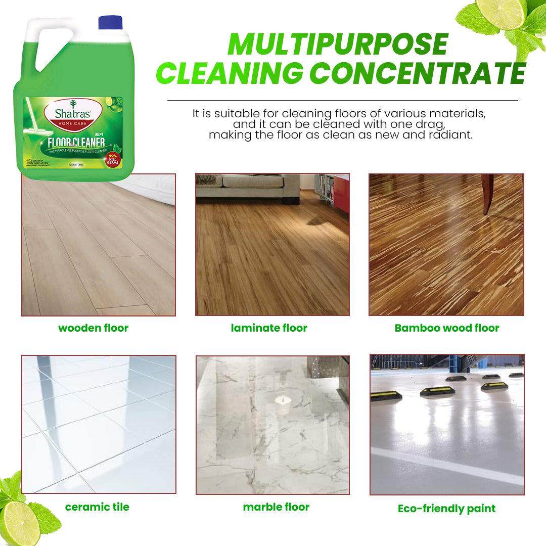 Disinfectant floor cleaner
