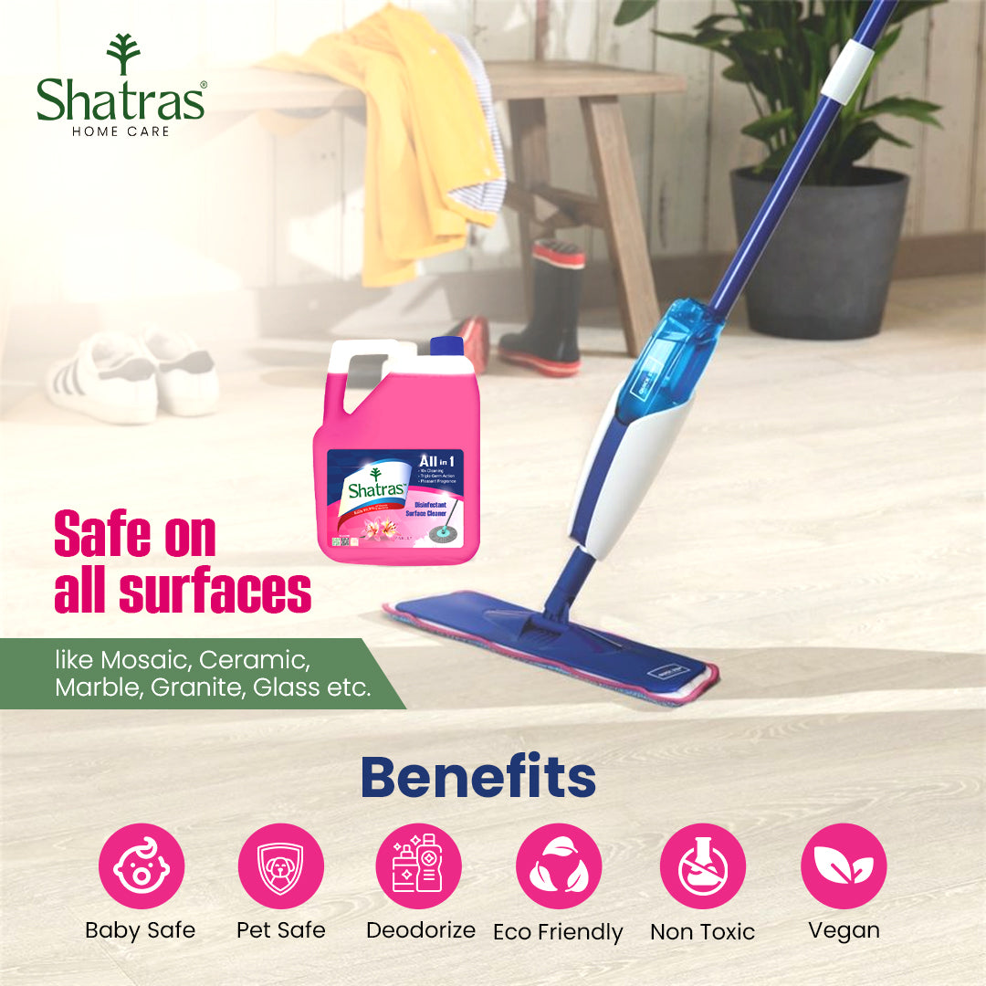 Floor cleaner with antibacterial formula