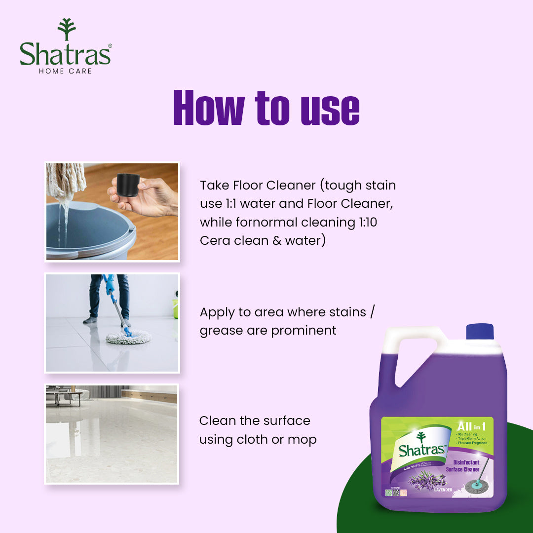 Floor cleaner for marble