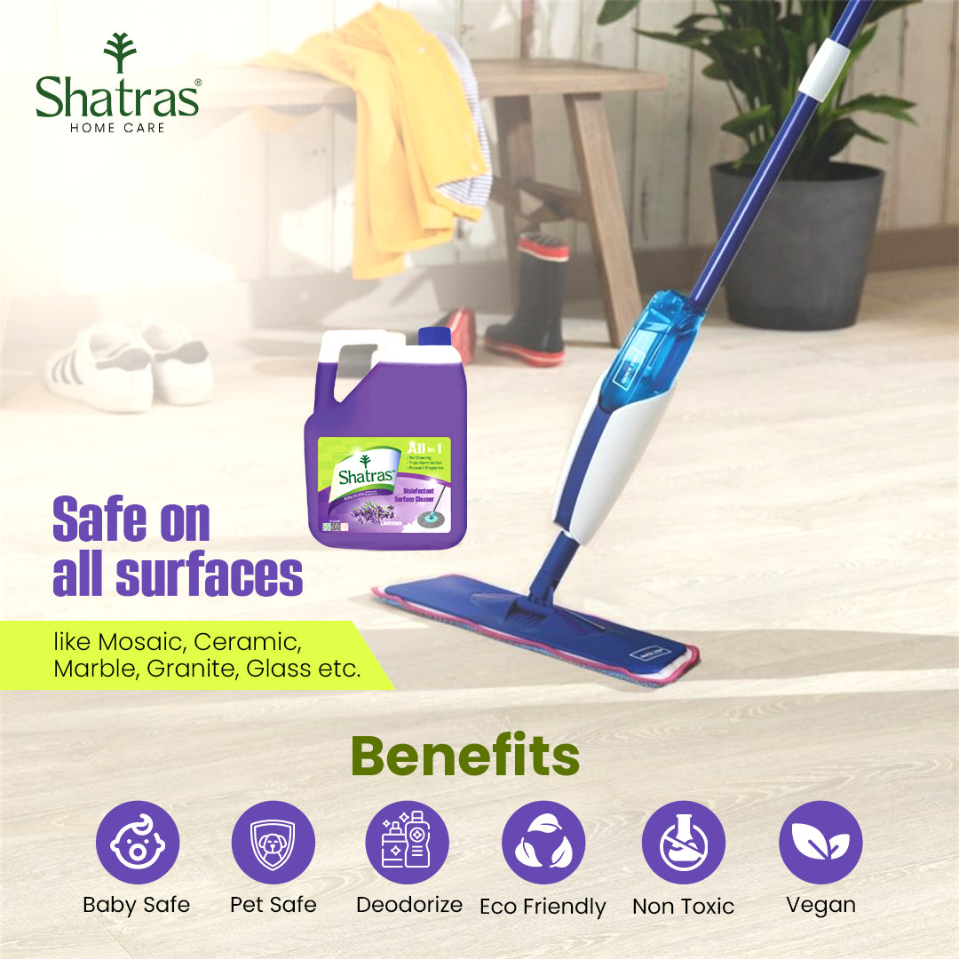 Natural floor cleaner