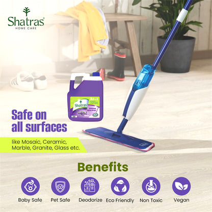 Natural floor cleaner