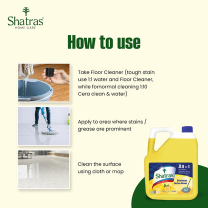 Floor cleaner for all surfaces