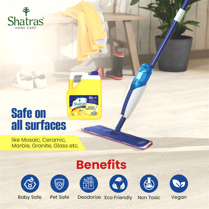 Fast-acting floor cleaner