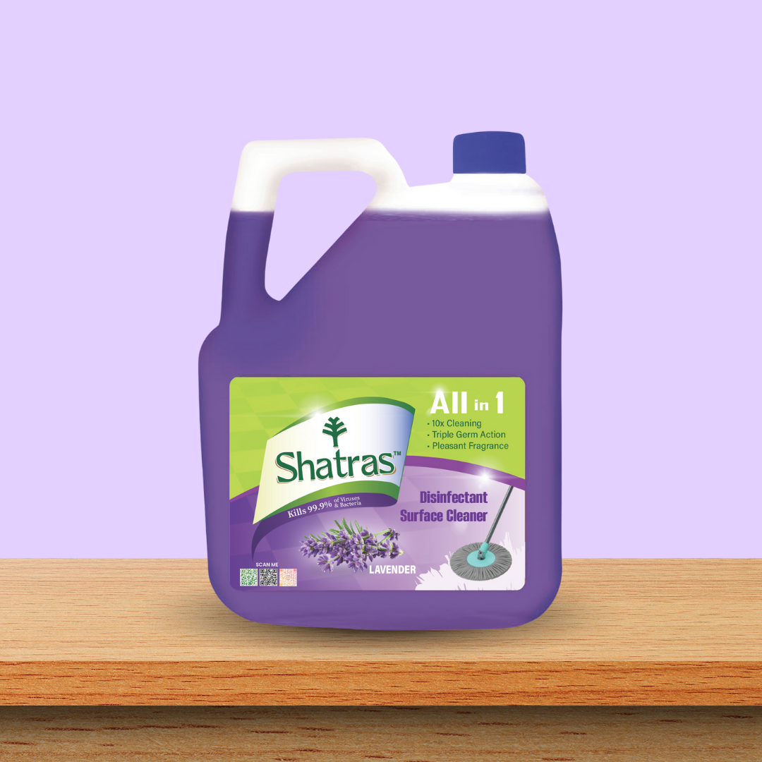 Shatras All-in-1 Floor Cleaner – Safe, Powerful & Refreshingly Clean (Purple)