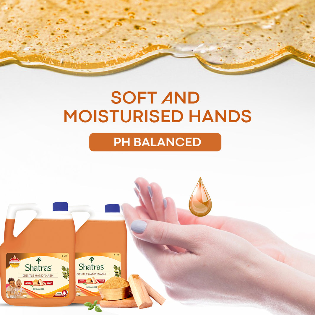 Shatras Gentle Hand Wash – 10X Germ Protection with a Refreshing Touch (Orenge Combo)