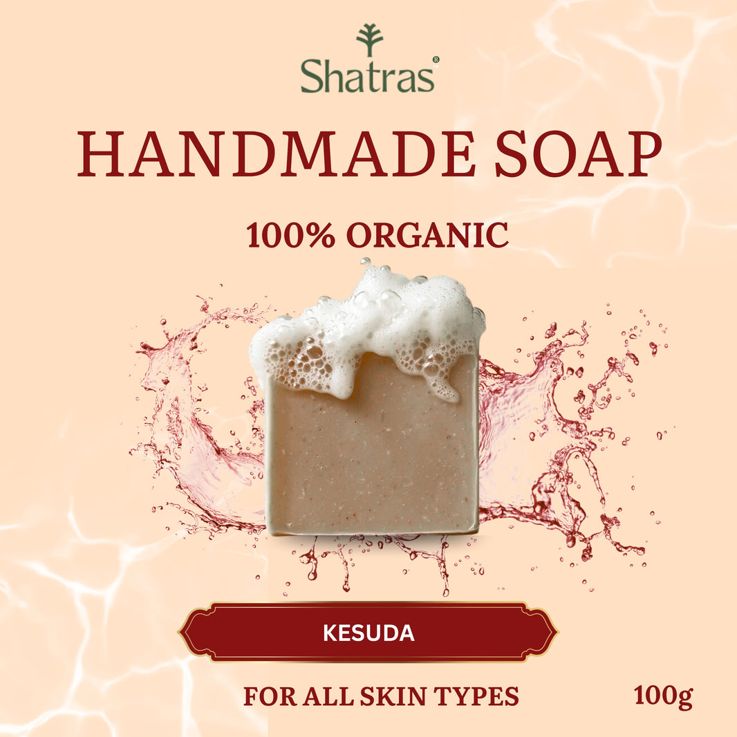 Shatras Ayurvedic Handmade Soap (Kesuda), Pure Divine Bathing Soap