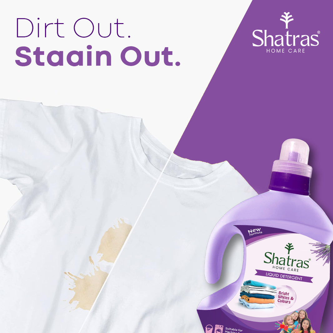 Shatras Liquid Detergent Eco-Friendly Cleaning Power (Purple)