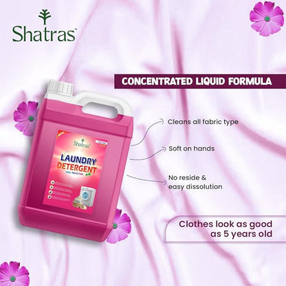 Shatras Laundry Liquid Detergent 5L x Pack of 2