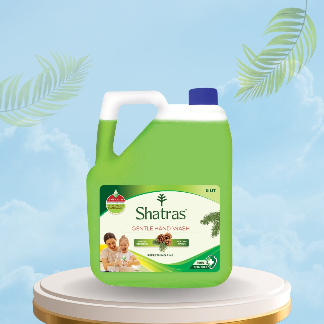 Shatras Gentle Hand Wash – 10X Germ Protection with a Refreshing Touch (Green)