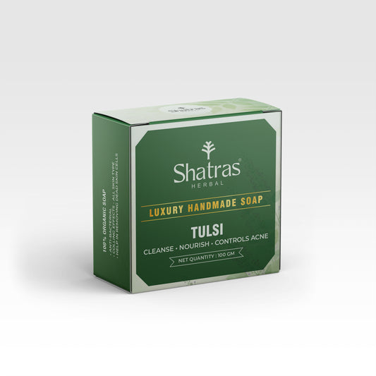 Shatras Ayurvedic Handmade Premium Tulsi Bathing Soap