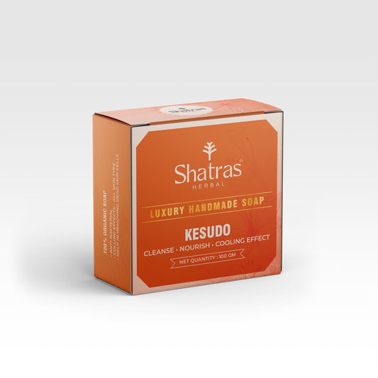 Shatras Ayurvedic Handmade Palash (Kesuda) Pure Divine Bathing Soap