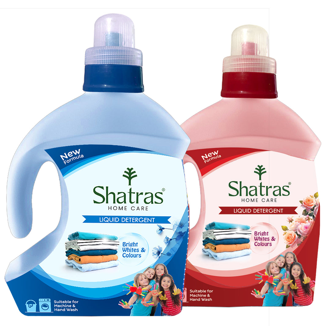 Shatras Front Load Laundry Liquid Detergent 5L x Pack of 2 | Non Toxic, Eco Friendly Best For Front Load