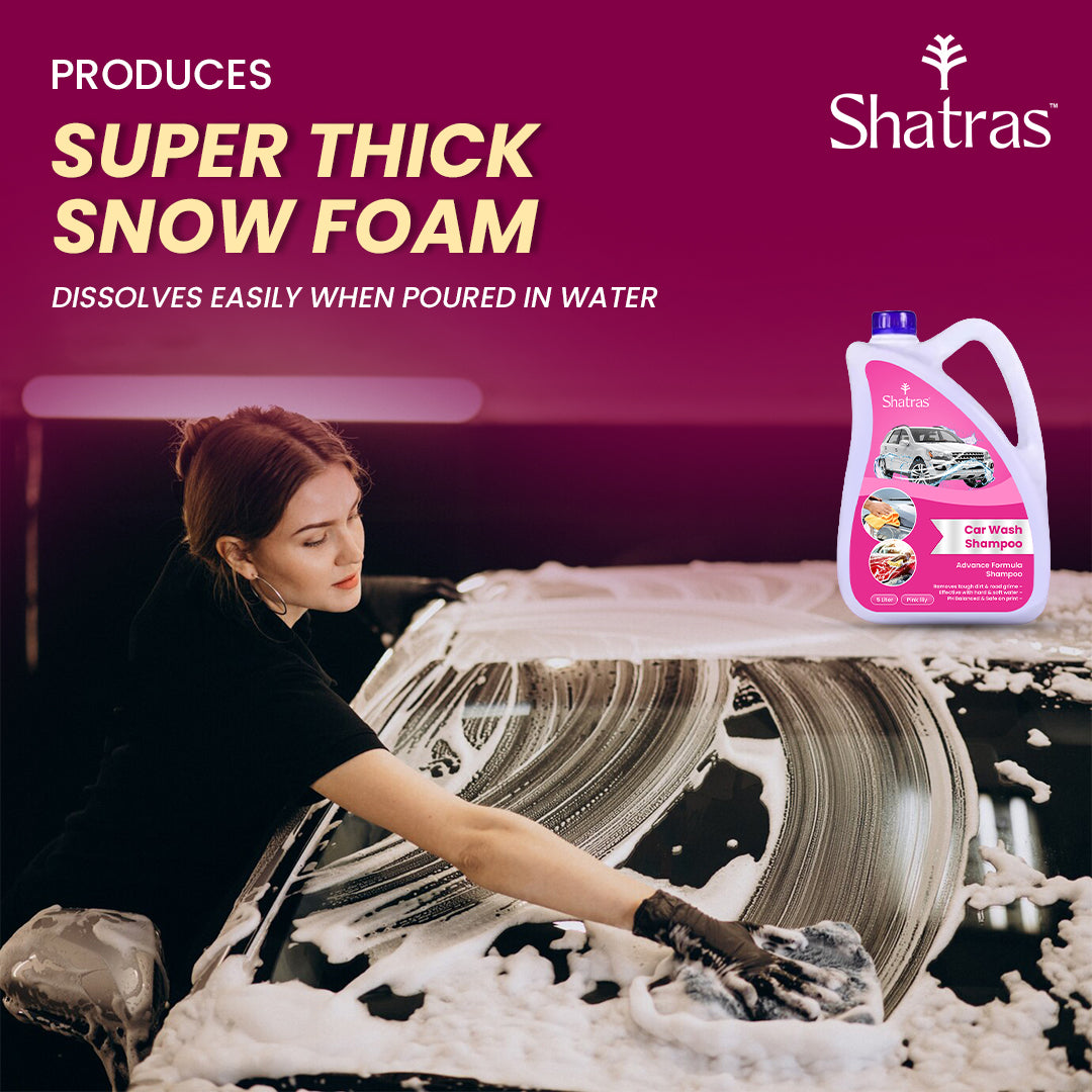 Car shine shampoo