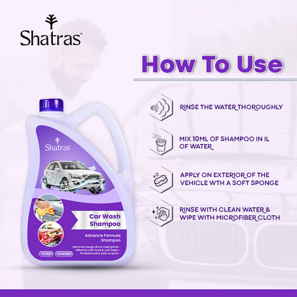 Car polish shampoo