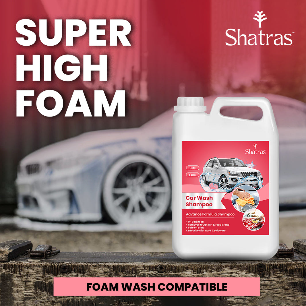 Foam Blaster Car Shampoo – Advanced Cleaning for a Spotless Shine in Red