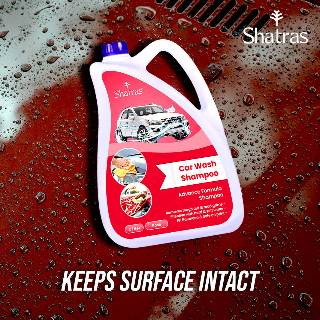 Super Foam Car Wash Shampoo – Thick Snow Foam for a Sparkling Clean Red
