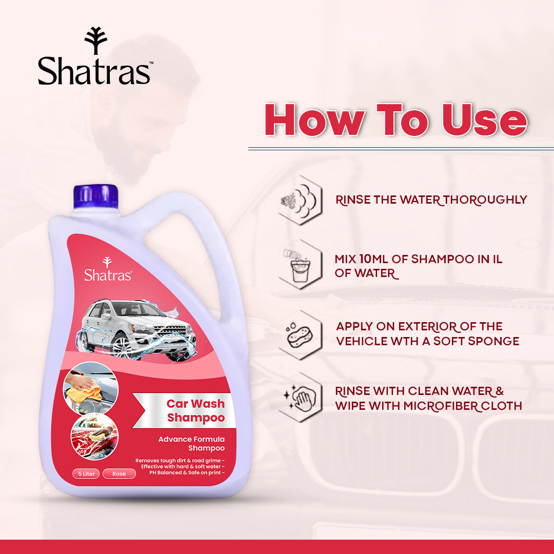 Car care shampoo
