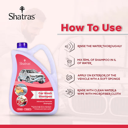 Car care shampoo
