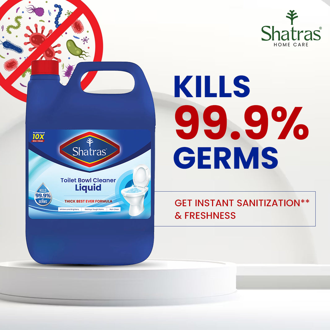 Shatras Toilet Bowl Cleaner 10X Power for Deep Clean