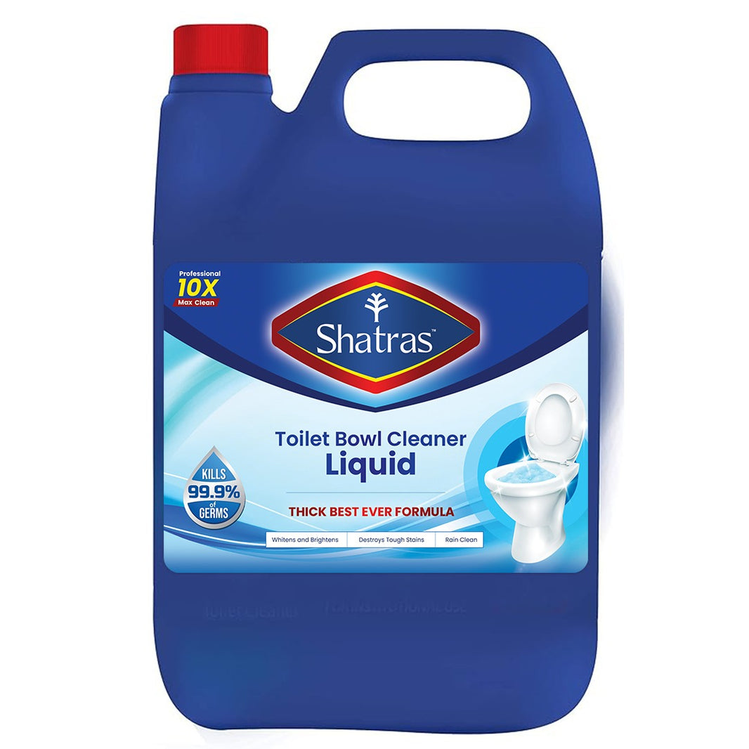 Shatras Disinfectant Toilet Cleaner 5Liter | Removes Toughest Stains With Sparkling Shine |Kills 99.9% Germs | Advanced Thicker Formula