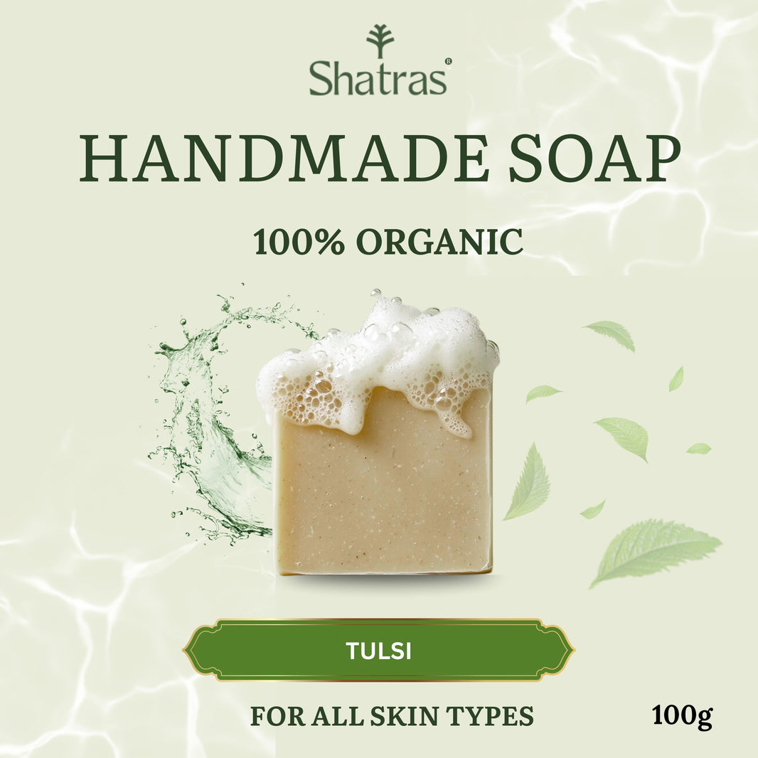Shatras Ayurvedic Handmade Premium Tulsi Bathing Soap