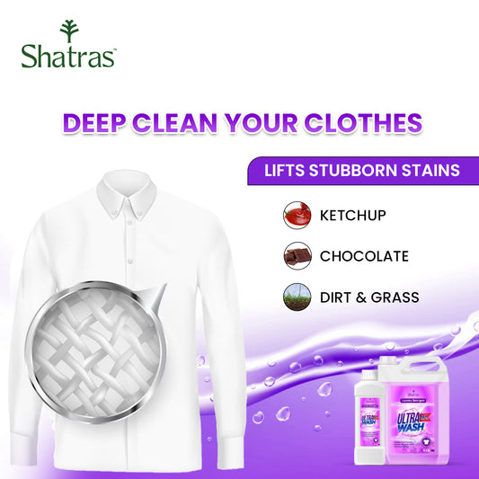 Can and bottle of Ultra Wash detergent