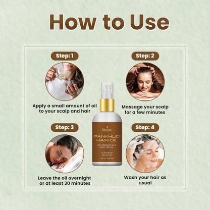 Shatras Natural Pankhudi Rosmary & Black seed oil (100ML)