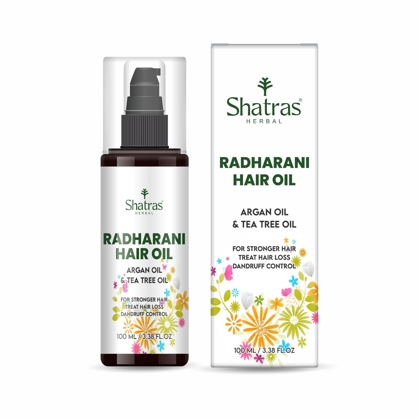 Shatras Herbal Radharani Argan Oil & Tea Tree Oil(100ML)