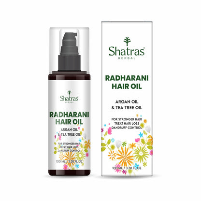 Shatras Herbal Radharani Argan Oil & Tea Tree Oil(100ML)