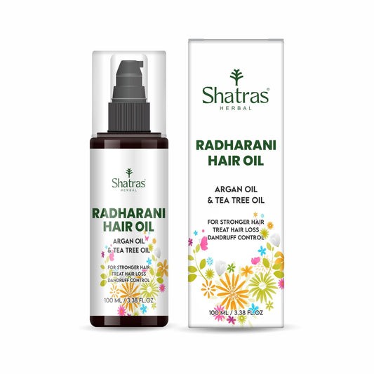 Shatras Herbal Radharani Argan Oil & Tea Tree Oil(100ML)