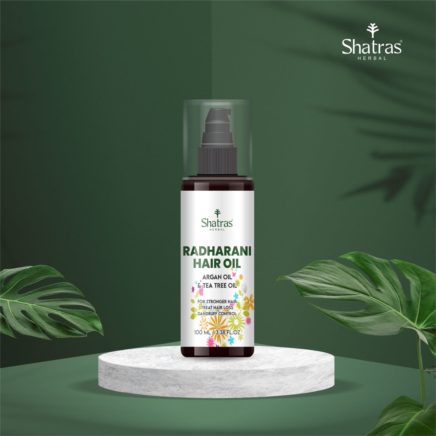 Shatras Herbal Radharani Argan Oil & Tea Tree Oil(100ML)