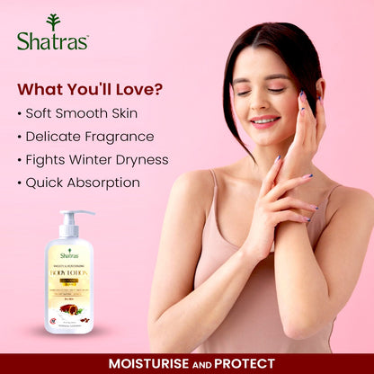 Shatras Rich Intense Cocoa Butter Body Lotion for Face & Body
