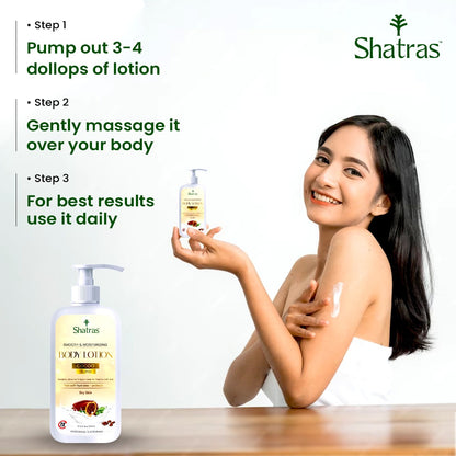 Shatras Rich Intense Cocoa Butter Body Lotion for Face & Body